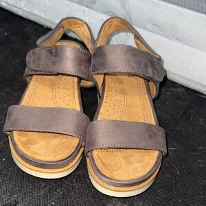 Natural Soul Brown and Tan Women's Sandals